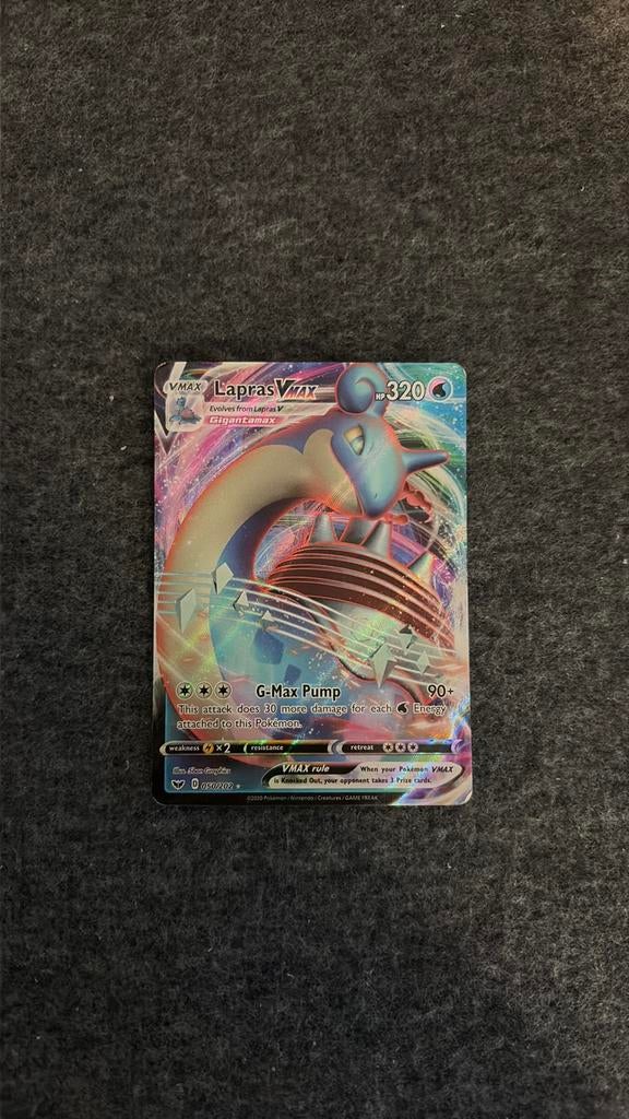 Lapras VMAX 050/202 SSH50, Ophalen of Verzenden, Zo goed als nieuw