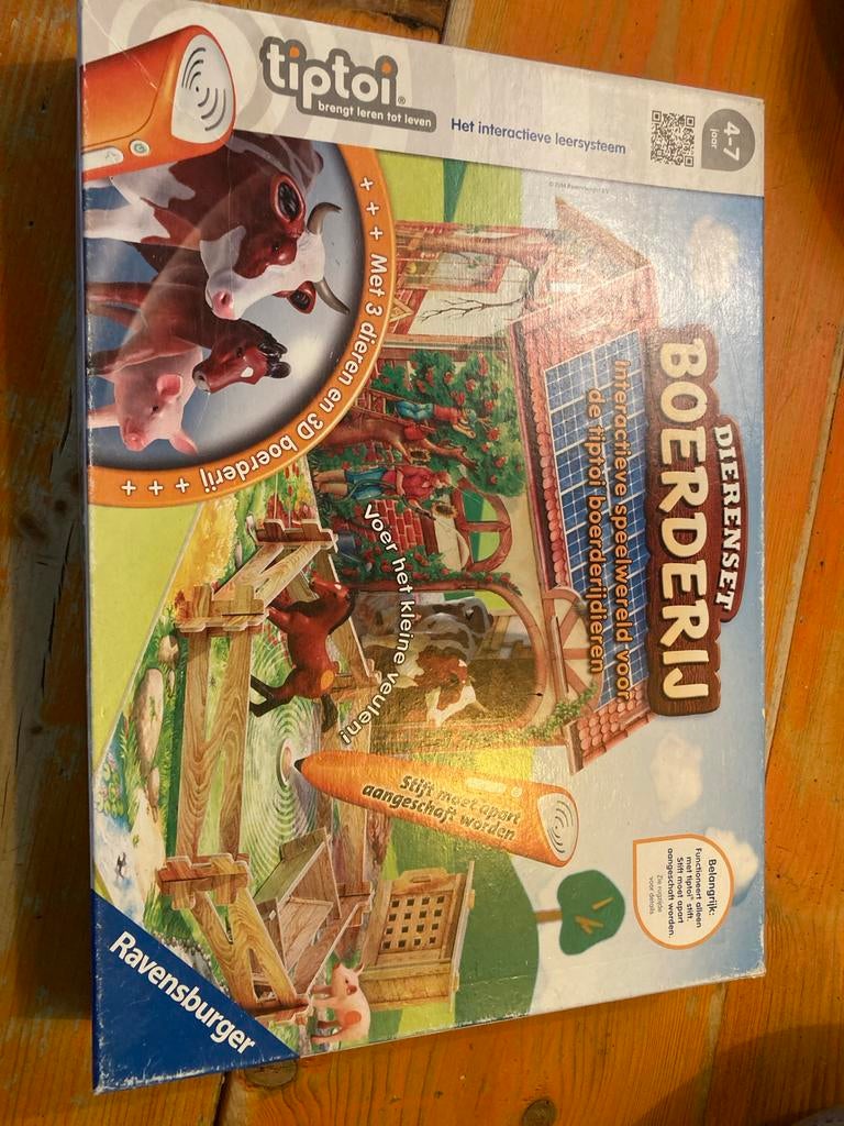 Tiptoi Dieren Boerderij Interactief Speelwereld Ravensburger, Kinderen en Baby's, Speelgoed | Educatief en Creatief, Ophalen of Verzenden