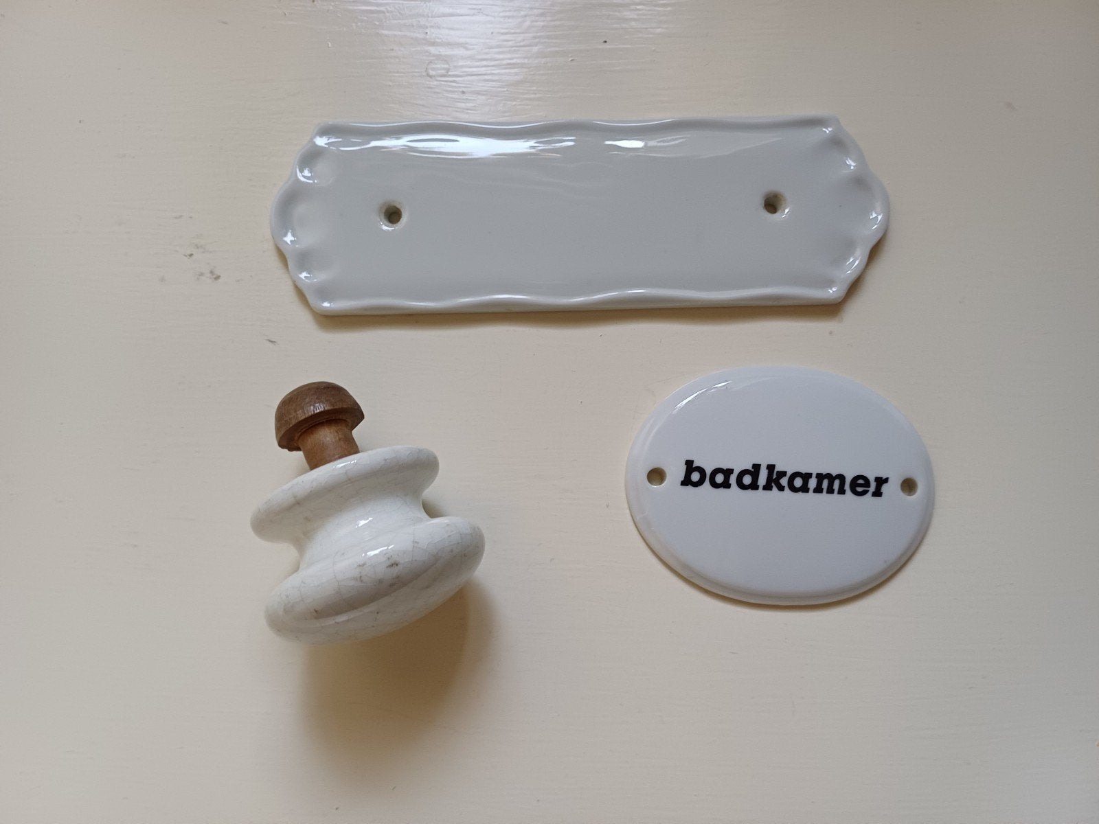 Porseleinen deur accessoires, Ophalen of Verzenden