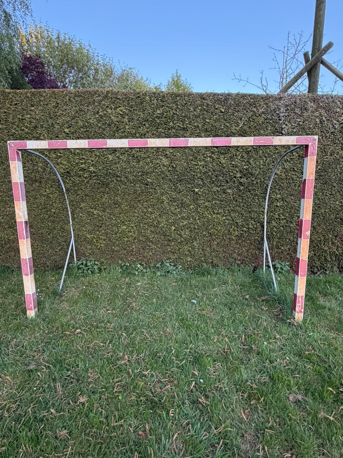 2 Voetbaldoelen, officiële handbaldoelen, goaltjes, Ophalen, Gebruikt, Overige typen