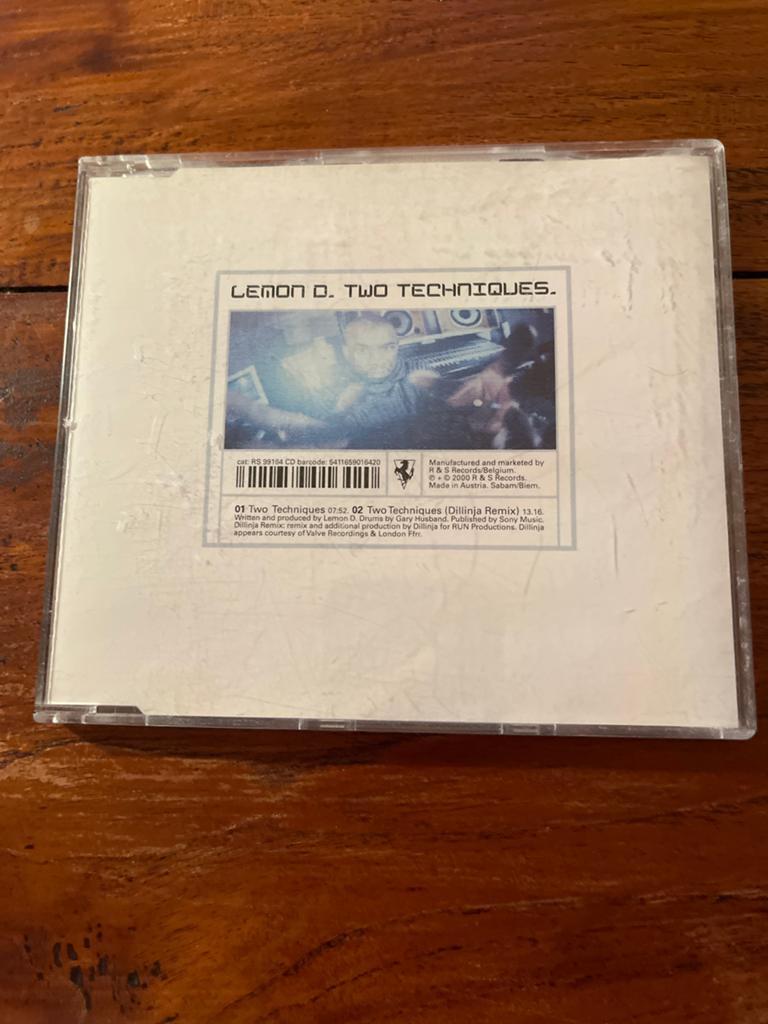 Lemon D. - Two Techniques CD (Drum & Bass), Verzenden, Gebruikt