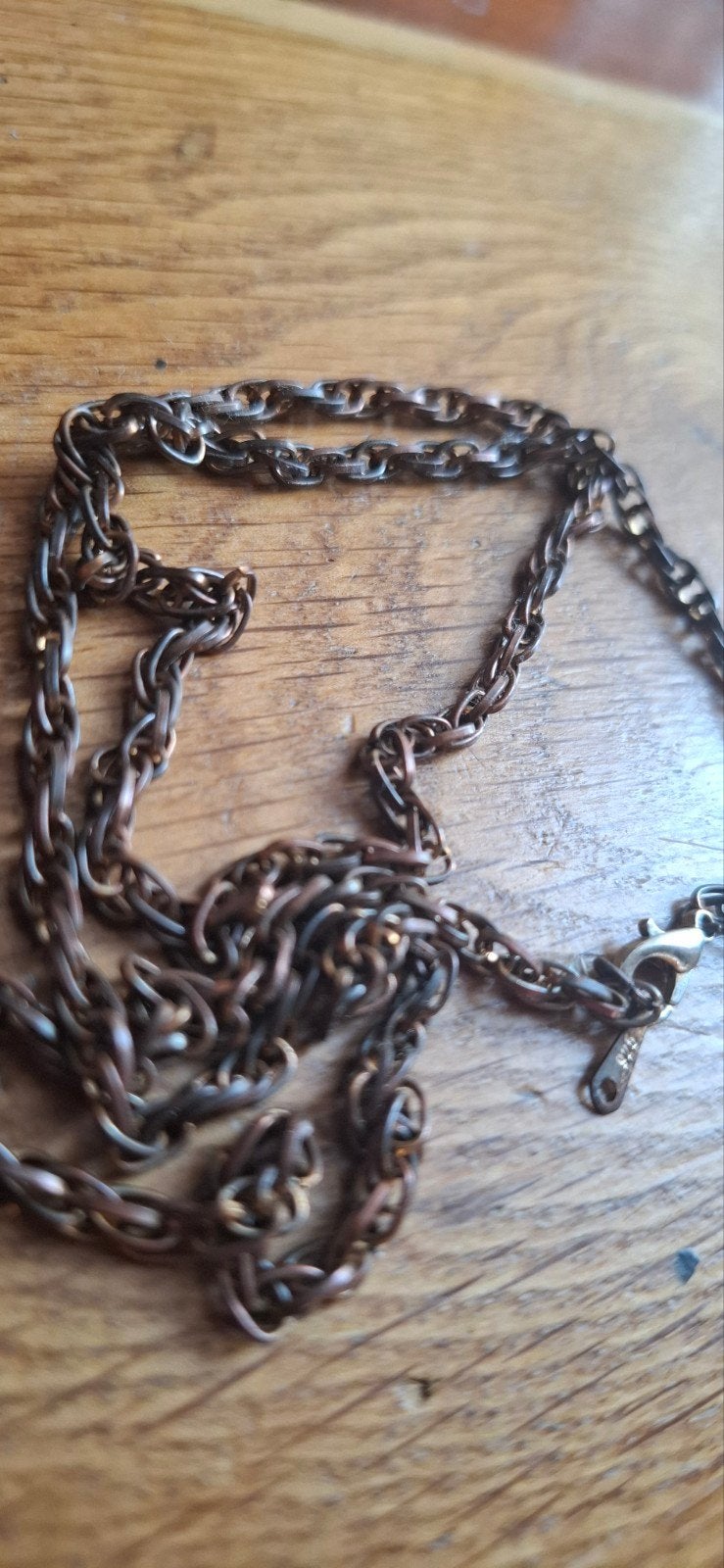 ketting 60cm zilver 925 goud/brons kleurig, Sieraden, Tassen en Uiterlijk, Kettingen, Ophalen of Verzenden, Goud, Zilver