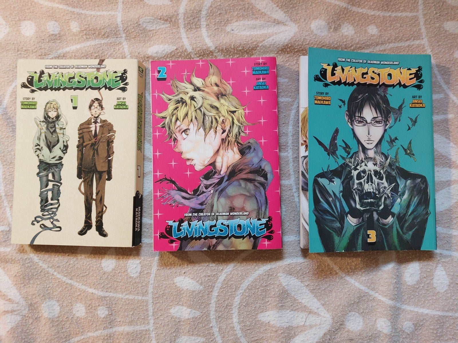 Manga livingstone 1 t/m 3, Meerdere comics, Ophalen of Verzenden, Zo goed als nieuw, Japan (Manga)
