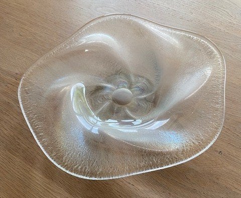 Mooie schaal "Coquille" W.J. Rozendaal 1937 Kristalunie, Antiek en Kunst, Verzenden