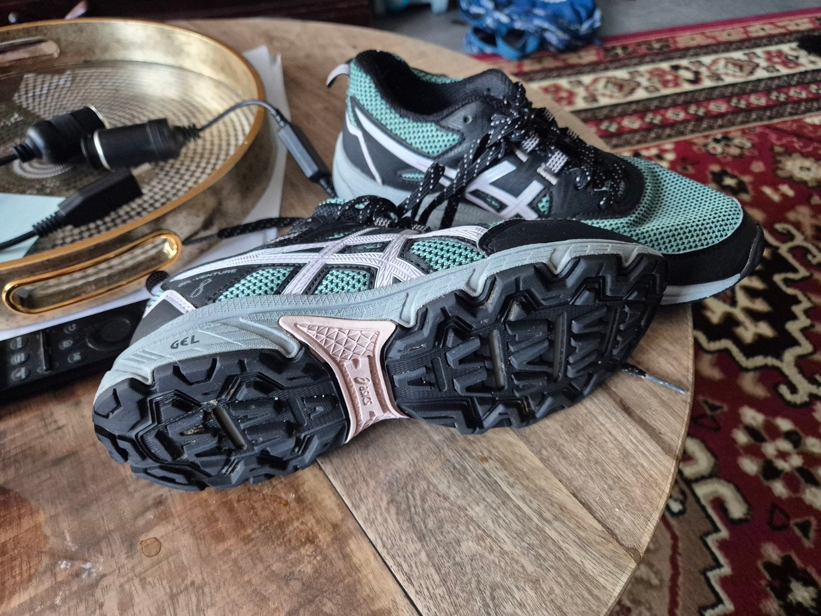 asics maat 37 groen, Ophalen of Verzenden, Zo goed als nieuw, Meisje, Schoenen