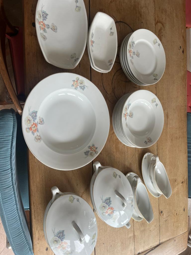 Servies set, Ophalen