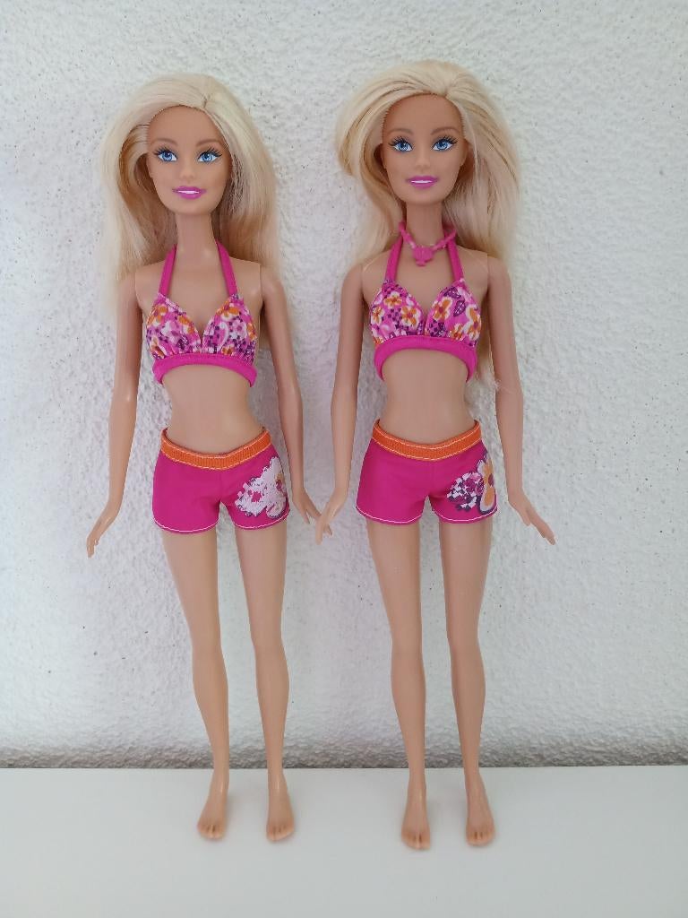 2 x  MERLIAH van de film Barbie in een Zeemeerminavontuur, Ophalen of Verzenden, Gebruikt, Pop