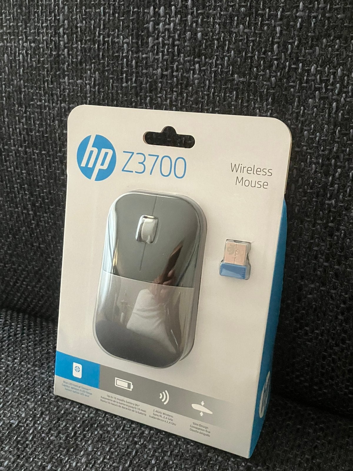 Nieuw! HP Z3700 zilverkleurige draadloze muis, Computers en Software, Muizen, Muis, Nieuw, Ophalen of Verzenden, Draadloos