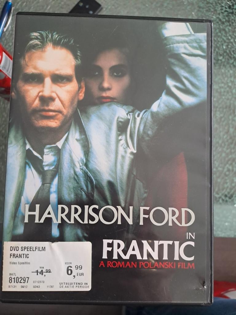 Frantic (dvd), Alle leeftijden, Ophalen of Verzenden, 1980 tot heden, Zo goed als nieuw