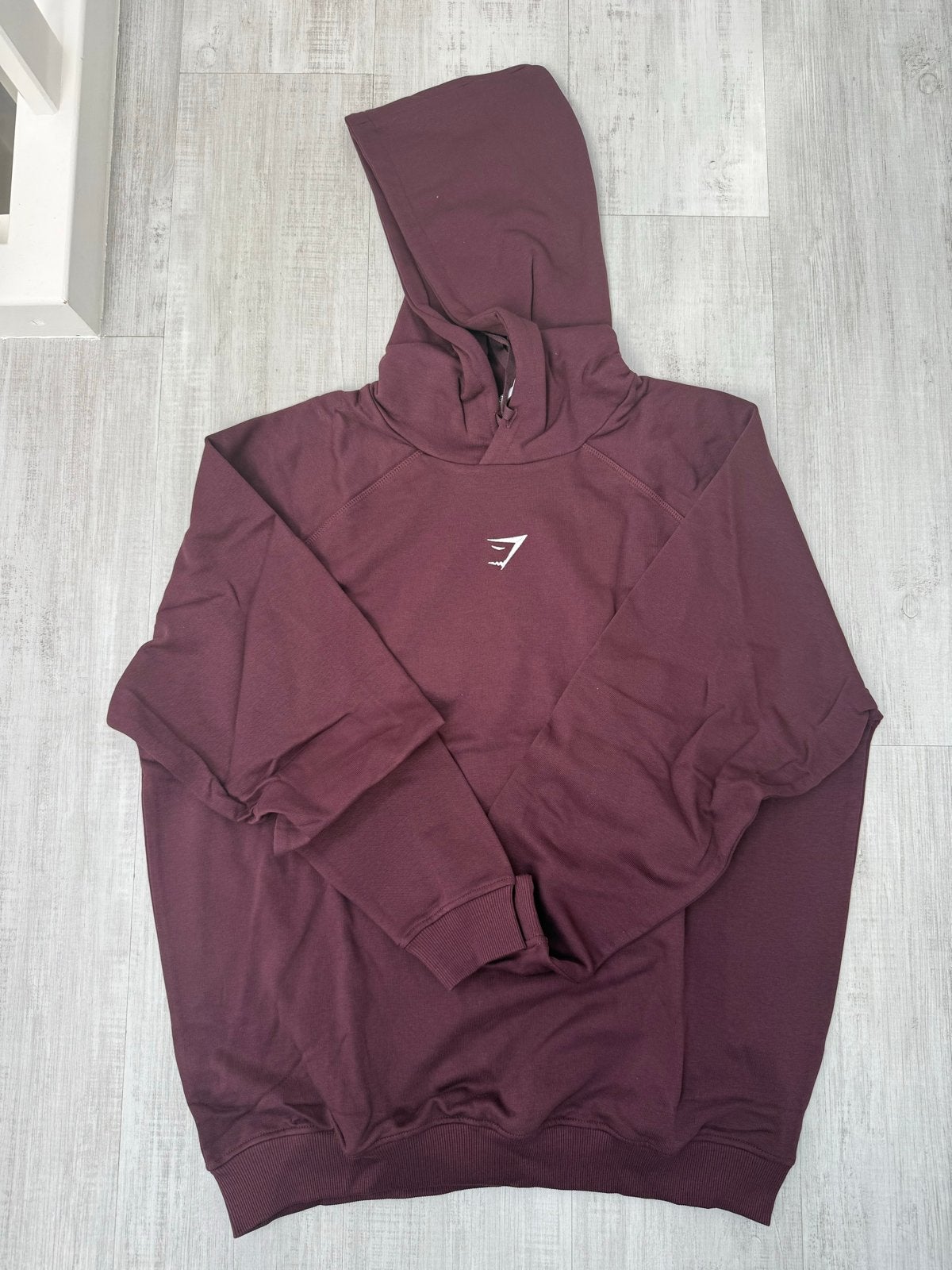 Gymshark Training Oversized Fleece Hoodie –S– Purple/Maroon, Ophalen of Verzenden, Nieuw, Paars, Fitness of Aerobics