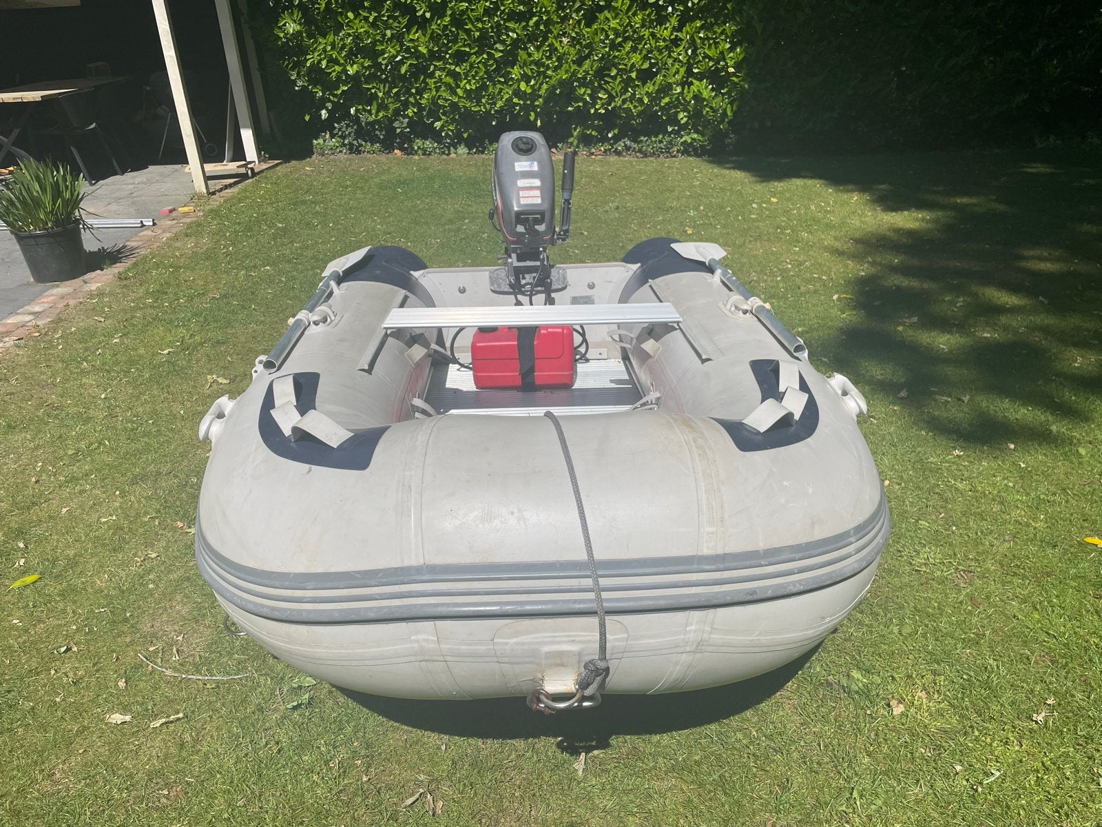 Vetus VB270 Opblaasboot met Suzuki 4 PK Buitenboordmotor, Ophalen, Gebruikt, Motor en Techniek, Motorboot