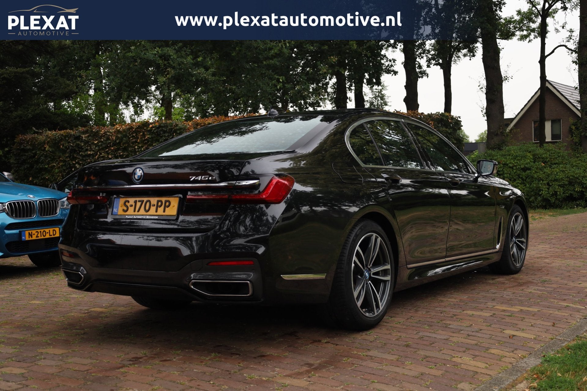 BMW 7-serie 745e High Executive Aut. | M-Pakket | 1e Eig. |, Auto's, Automaat, Achterwielaandrijving, Gebruikt, Zwart
