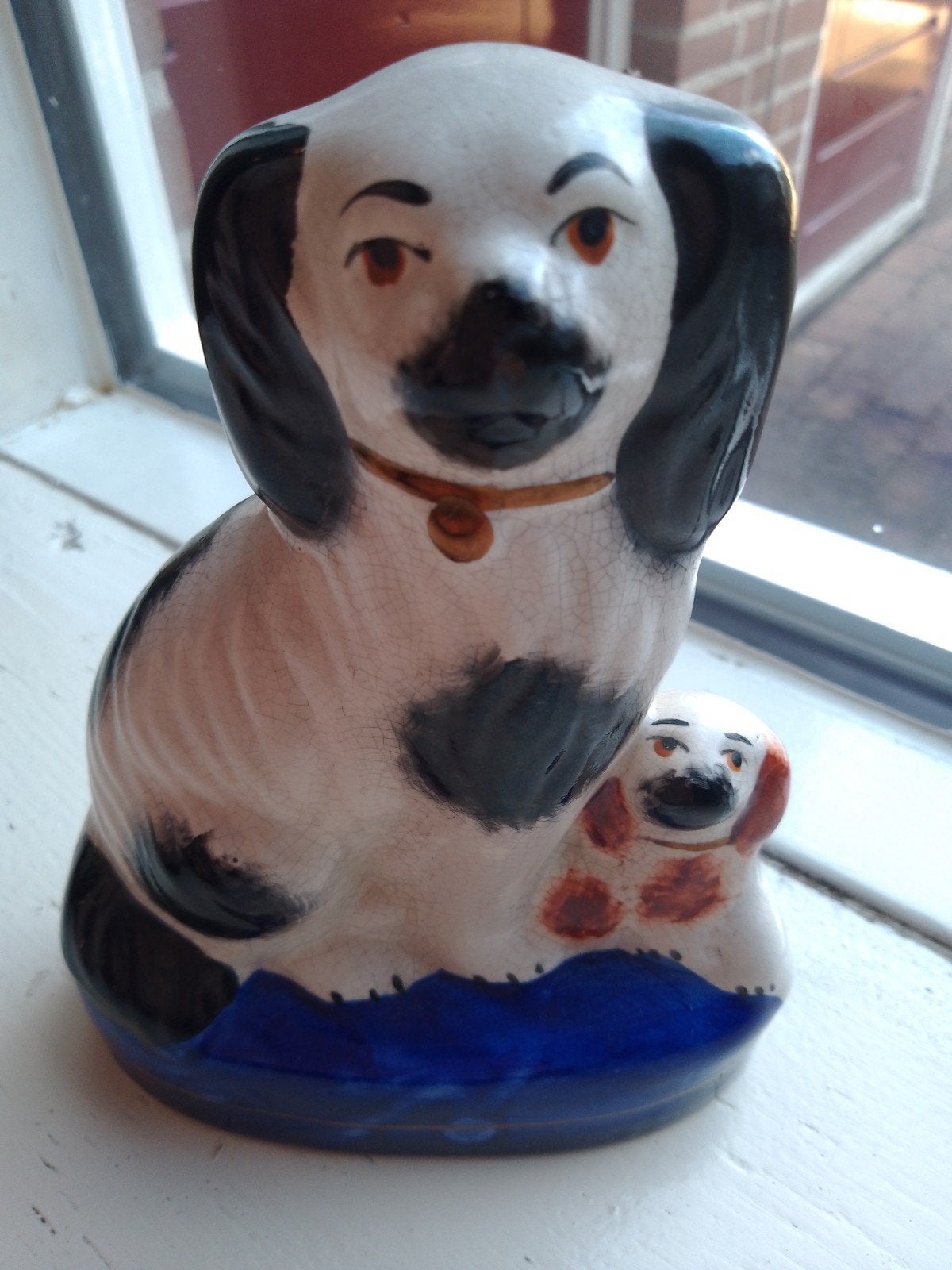 Antieke Vintage Hoerenhondje Beeldje, Ophalen of Verzenden