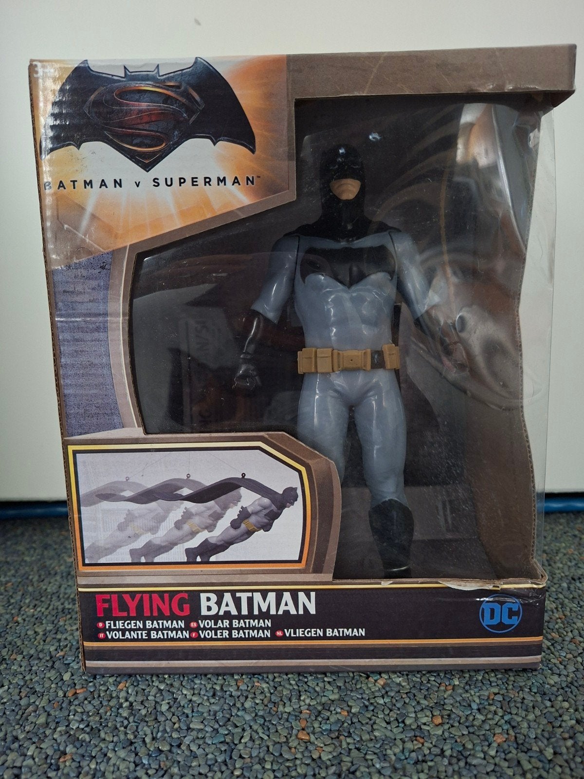 Nieuw in doos: Flying Batman actiefiguur Batman, Ophalen of Verzenden, Nieuw