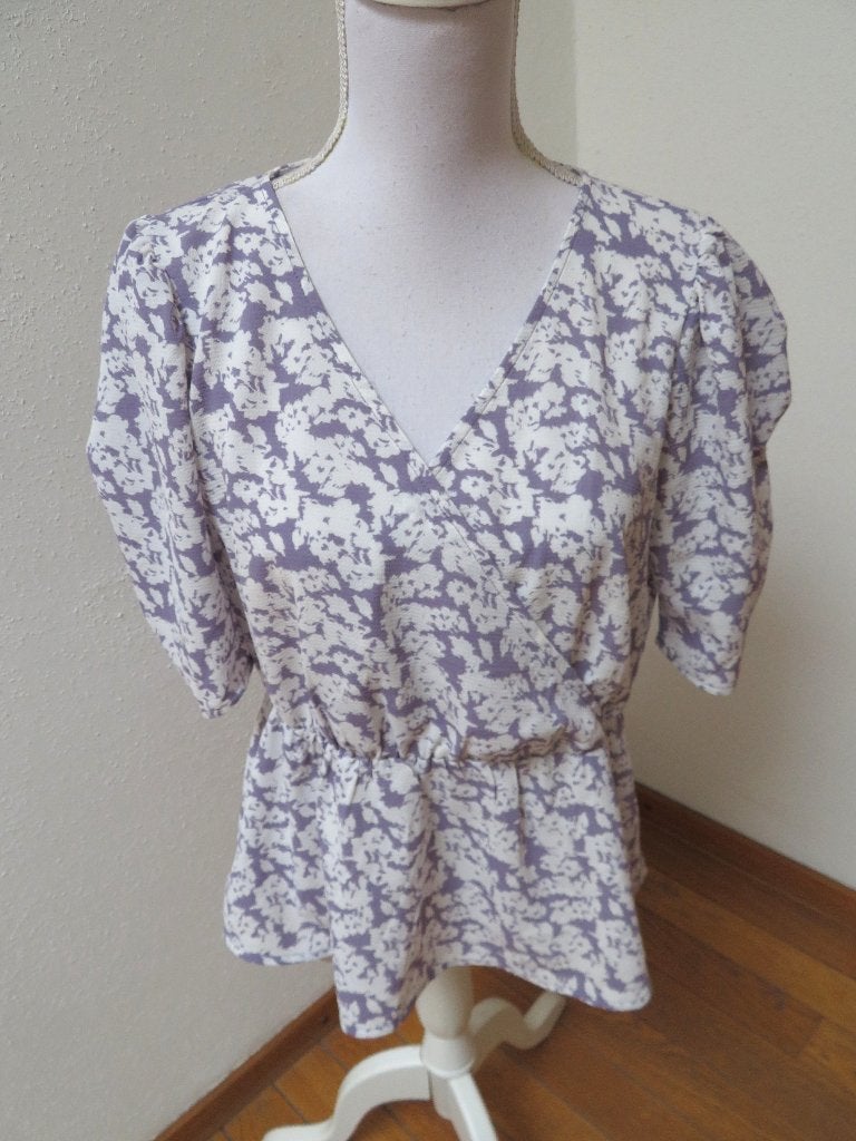 Z73 PIGALLE nieuwe blouse shirt wit lila maat 40, Maat 38/40 (M), Paars, Ophalen of Verzenden, Pigalle