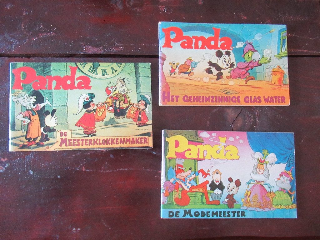 PANDA Stripboeken Martin Toonder 3 boekjes onbeschadigd, Boeken, Meerdere stripboeken, Ophalen of Verzenden, Zo goed als nieuw