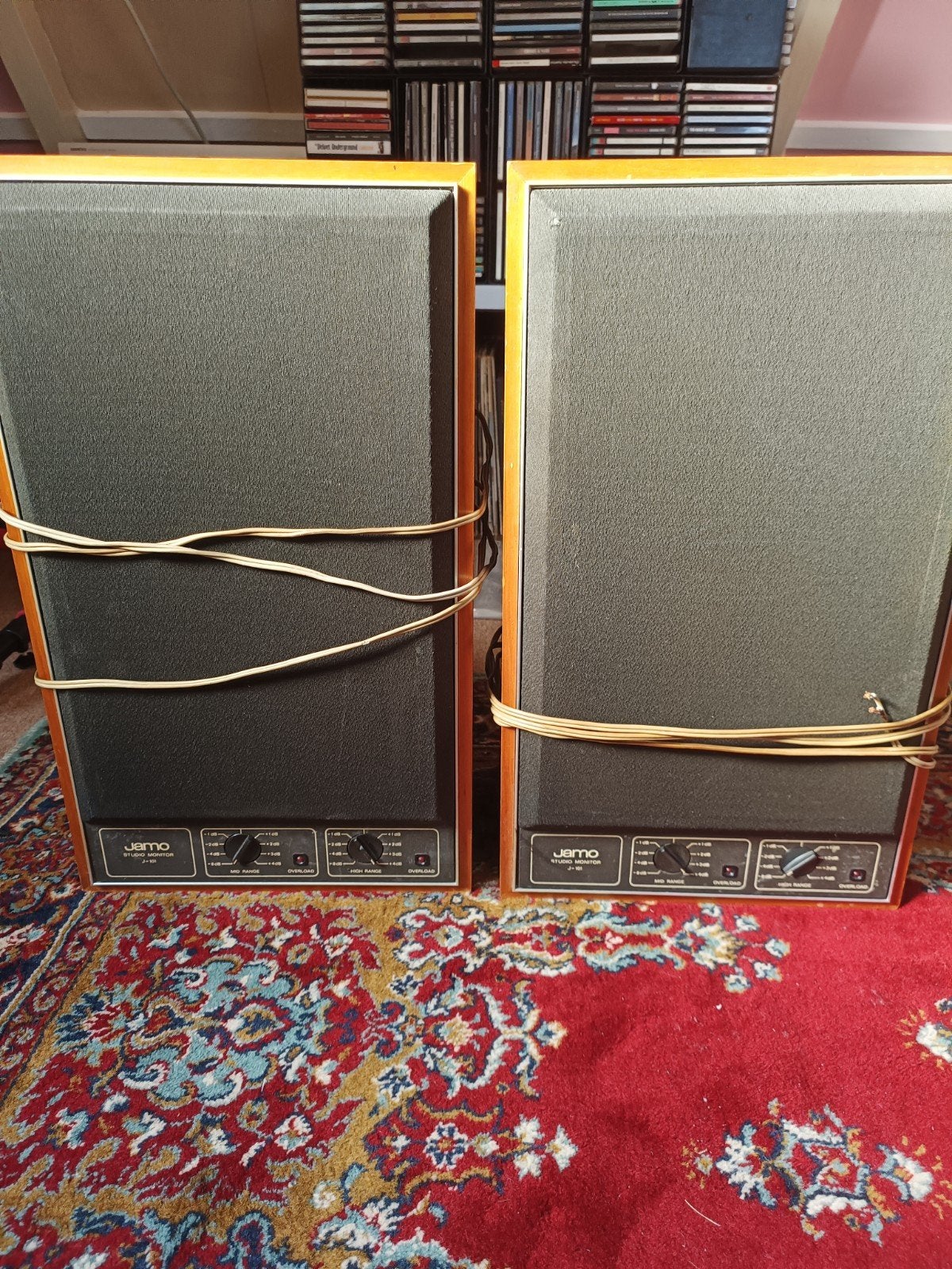 Jamo J-101 Studio Monitor Speakers - Vintage Hifi, Ophalen, Studiomonitor, Gebruikt, 60 tot 120 watt