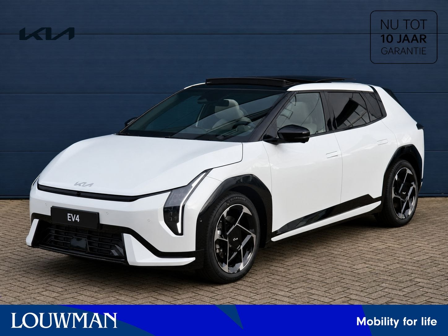 Kia EV4 GT-PlusLine 81.4 kWh (bj 2026, automaat), Auto's, 12 maanden, Zwart, Leder, Adaptive Cruise Control