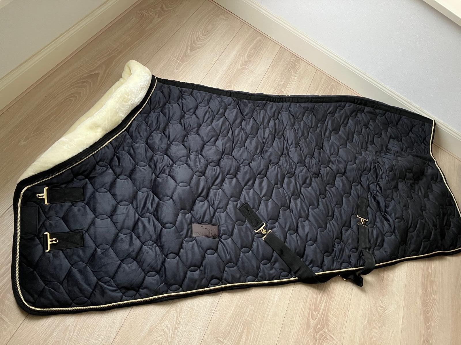 Nwe Profi-Rider luxe velvet showdeken, 200 grams, Ophalen of Verzenden, Staldeken, Zwart, Nieuw