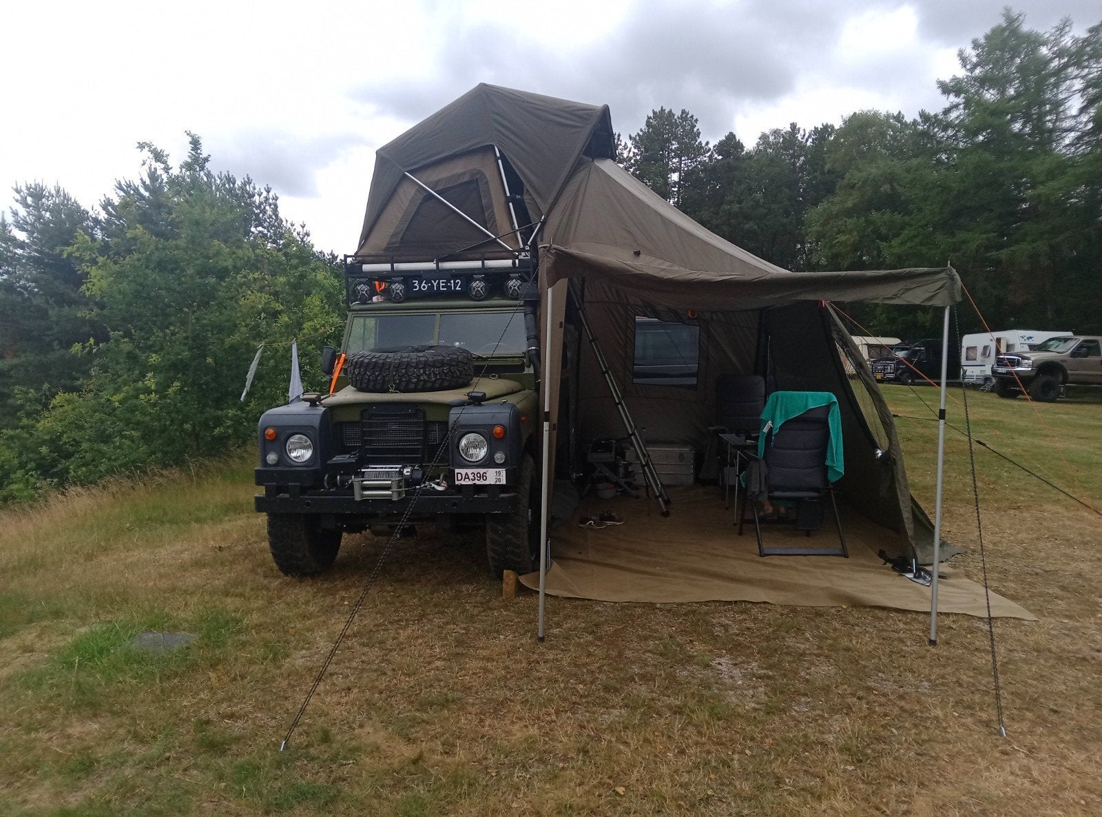 daktent Jimba Jimba large, Caravans en Kamperen, Tenten, Ophalen, Gebruikt, Tot en met 2
