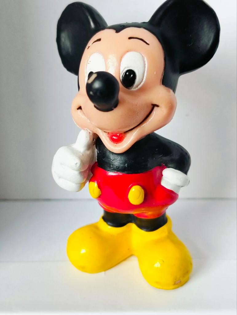Vintage Mickey Mouse figuur - Euro Disney Figuur, Ophalen of Verzenden, Mickey Mouse, Zo goed als nieuw, Beeldje of Figuurtje
