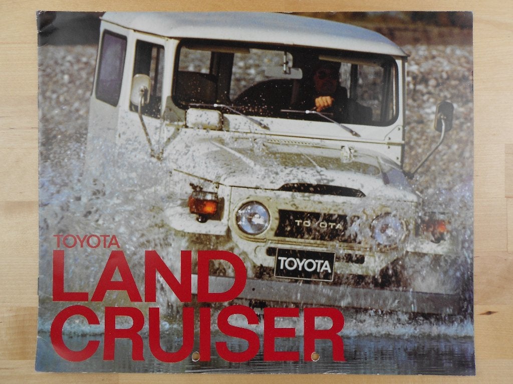 Toyota Landcruiser Brochure 1976 – Land Cruiser FJ BJ HJ, Toyota, Ophalen of Verzenden, Zo goed als nieuw, Toyota