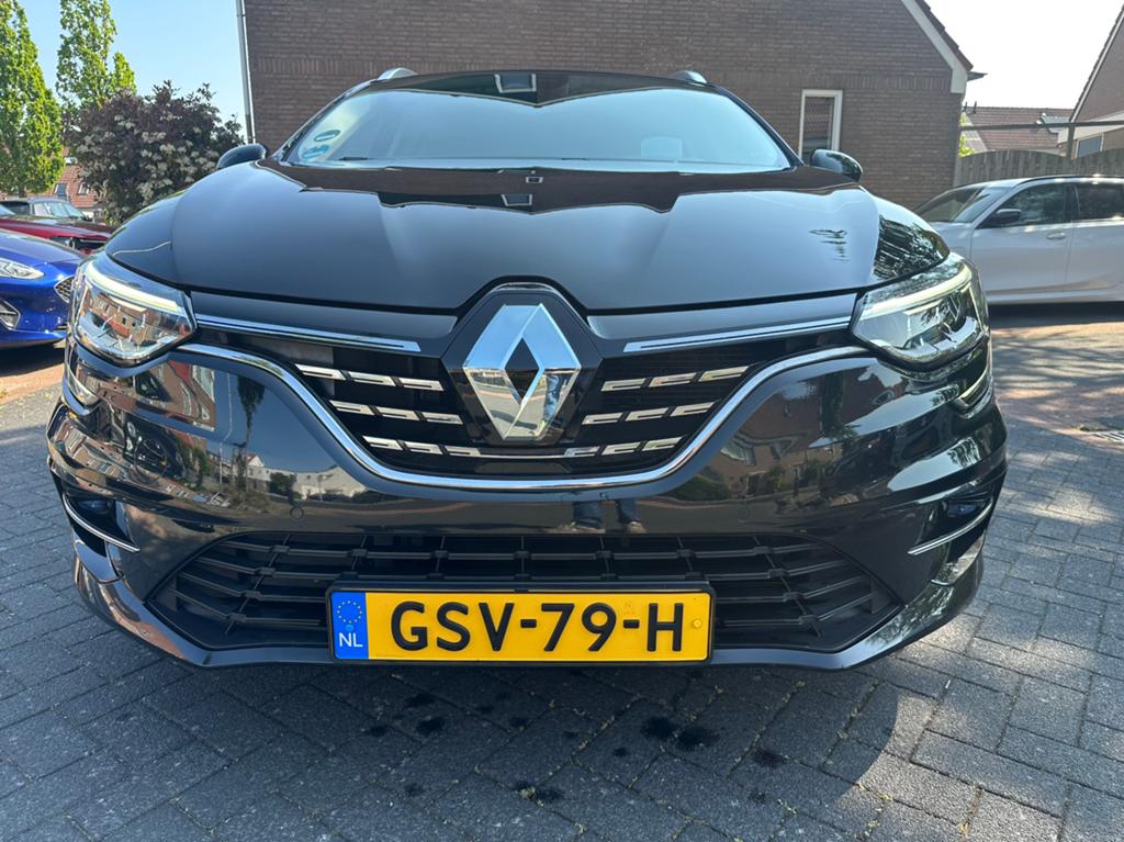 Renault Mégane 1.6 E-tech Plug-in Hybrid 160pk 2021 Zwart, Auto's, Renault, Lichtsensor, Leder en Stof, Zwart, Plug-in hybride
