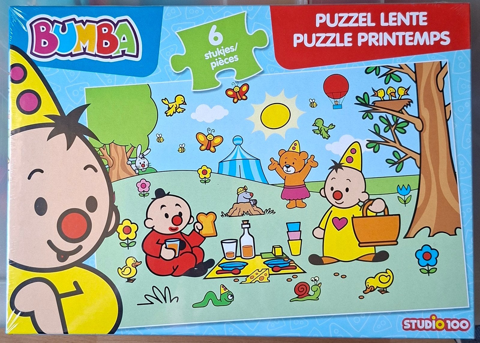 Bumba Puzzel Lente - 6 stukjes - Studio 100, Ophalen of Verzenden, Minder dan 10 stukjes, Nieuw, 2 tot 4 jaar