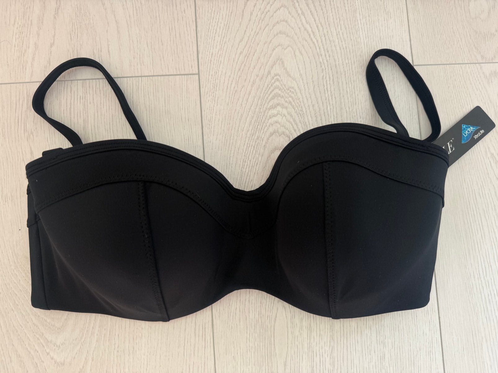 Nieuwe Panache bandeau bikinitop in 70E, Kleding | Dames, Badmode en Zwemkleding, Nieuw, Bikini, Zwart, Ophalen of Verzenden