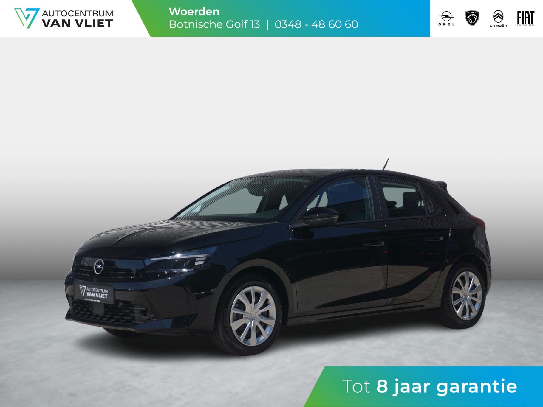 Opel Corsa 1.2 Turbo Hybrid Edition Airco, 12 maanden, Stof, Gebruikt, Euro 6