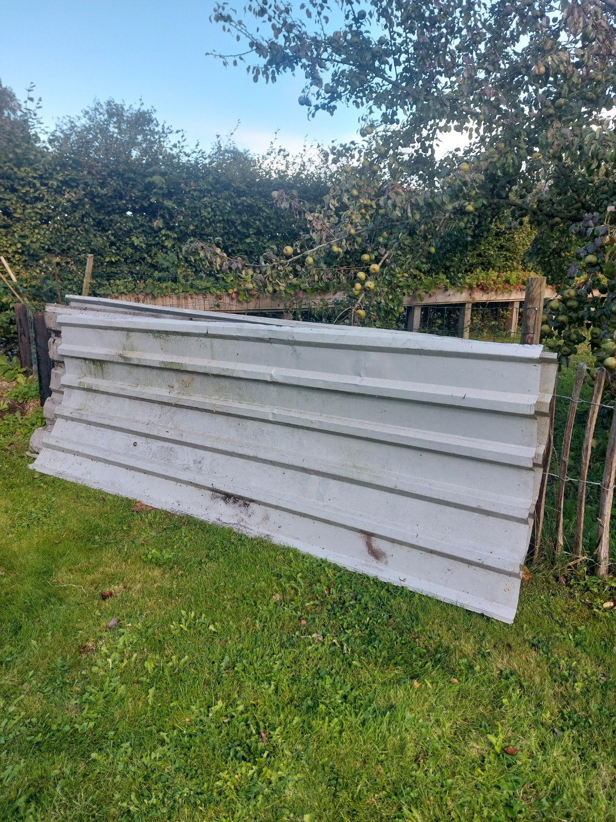 stalen damwand platen., Ophalen, Metaal, 10 tot 15 m², Dakplaat of Dakpanplaat