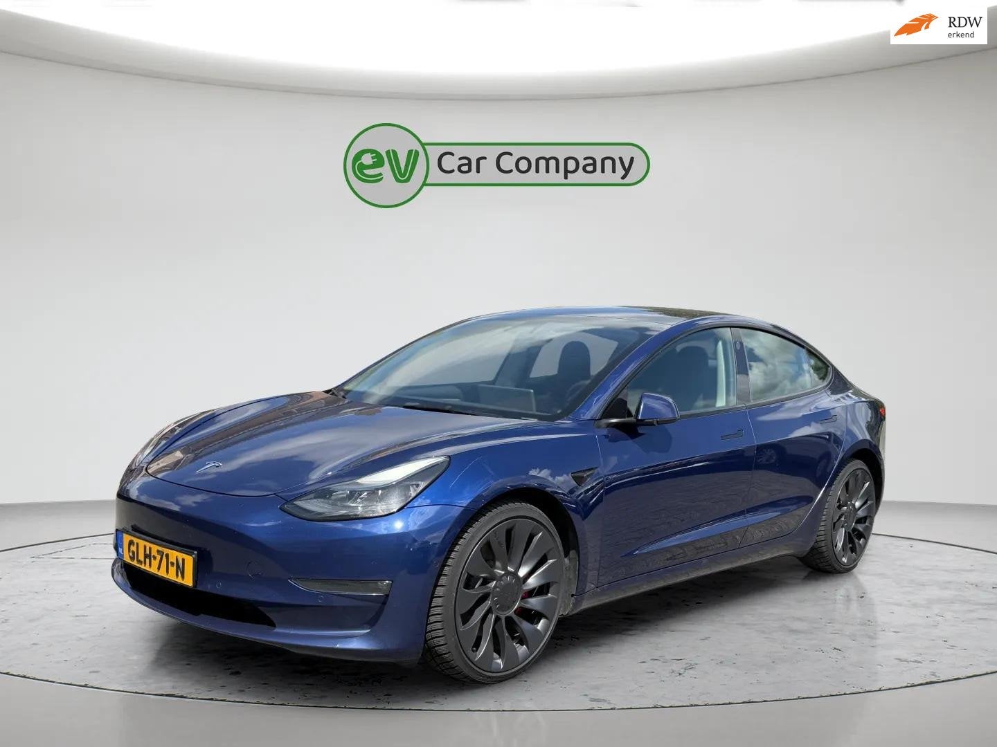 Tesla MODEL 3 Performance AWD 75 kWh | SOH ..% | Full self d, Auto's, Tesla, Automaat, Gebruikt, 462 pk, Blauw