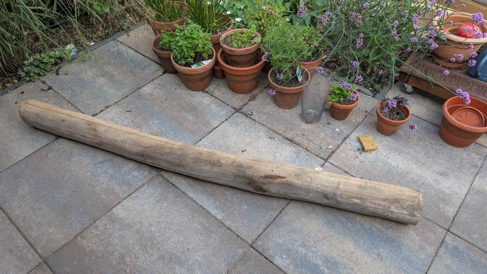 Robinia paal 2 meter, Ophalen, Gebruikt, Overige typen, 200 tot 250 cm
