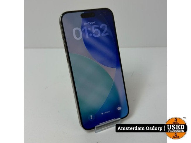 Apple iPhone 15 Pro Max 256GB Natural 82% | Nette staat, Apple, Zo goed als nieuw, Support@apple.com, One Apple Park Way
Cupertino, CA 95014
United States