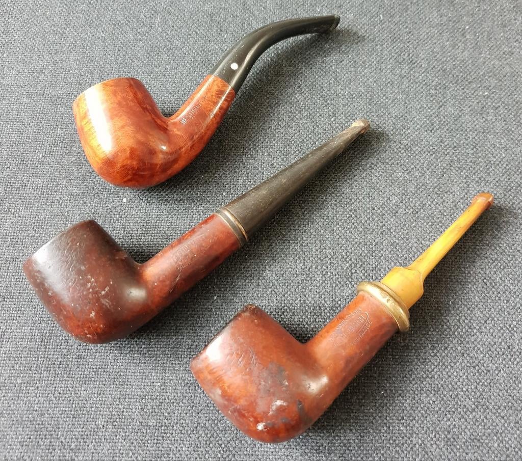 3 Vintage Tabakspijpen Lindbergh Westminster La Glorieuse, Ophalen of Verzenden, Gebruikt, (Water)pijp
