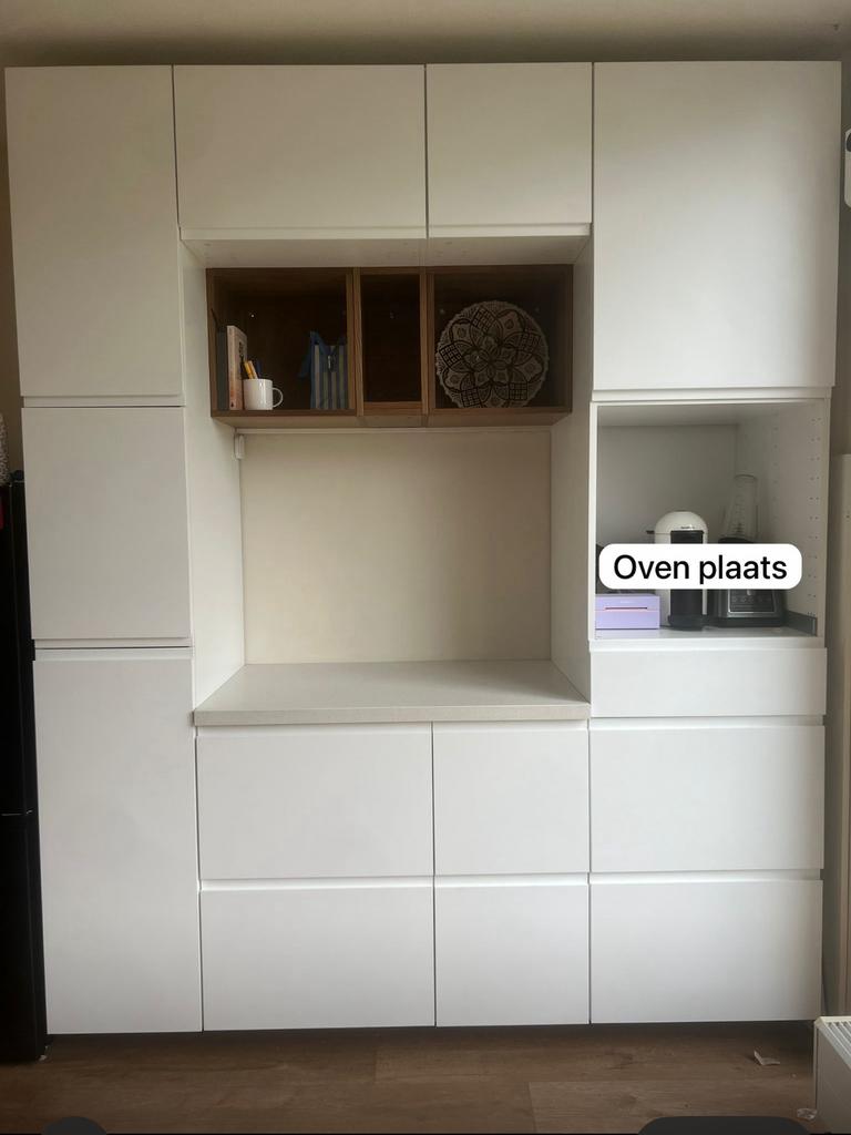 Ikea METOD Keuken kast VOXTORP, Huis en Inrichting, Keuken | Keukenelementen, Ophalen, 200 cm of meer, 75 cm of meer, Wit