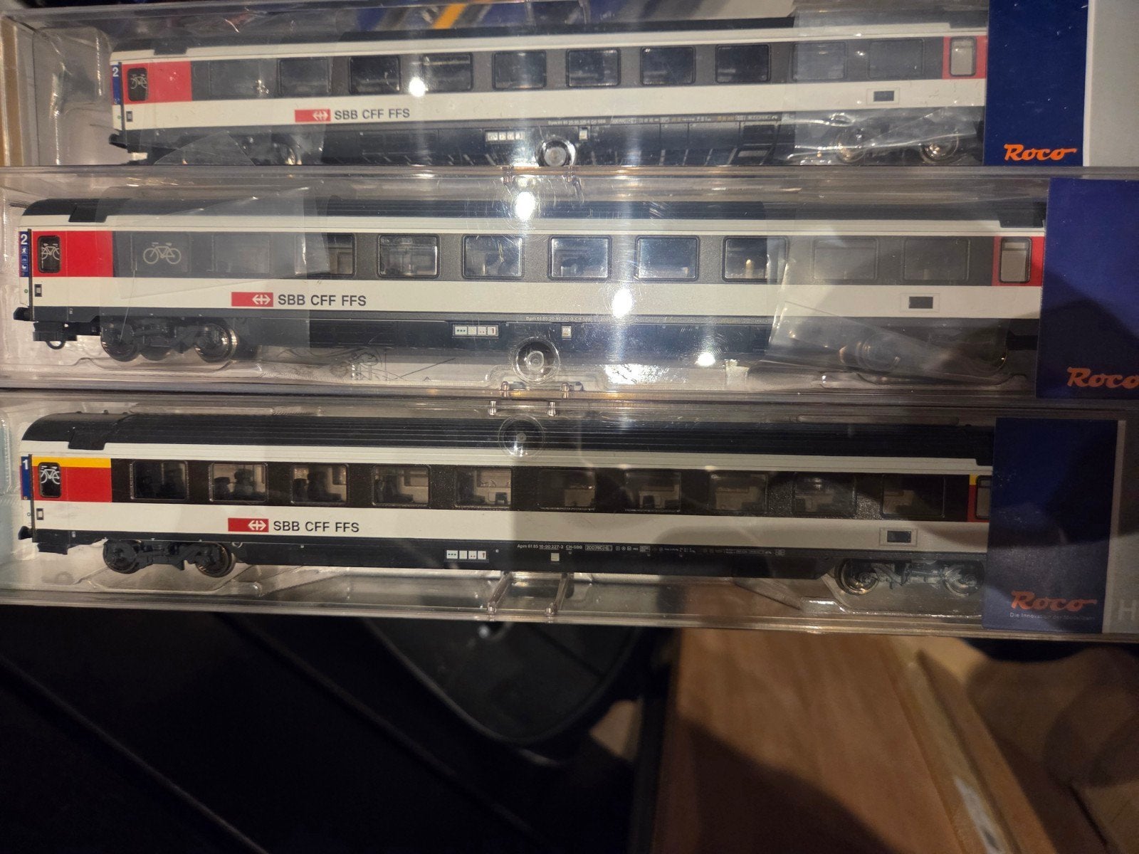 Roco Apm en Bpm SBB IC EC rijtuigen NIEUW, Gelijkstroom, Ophalen of Verzenden, Roco, Nieuw