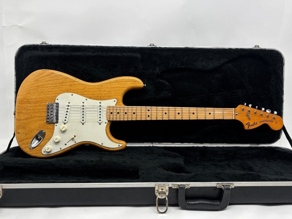 Fender Stratocaster Hardtail 1974 - Natural, Ophalen of Verzenden, Gebruikt, Solid body, Fender