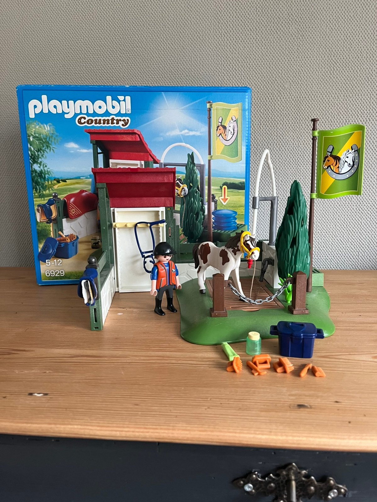 Playmobil 6929 Paardenwasplaats, Complete set, Ophalen of Verzenden, Zo goed als nieuw, Country