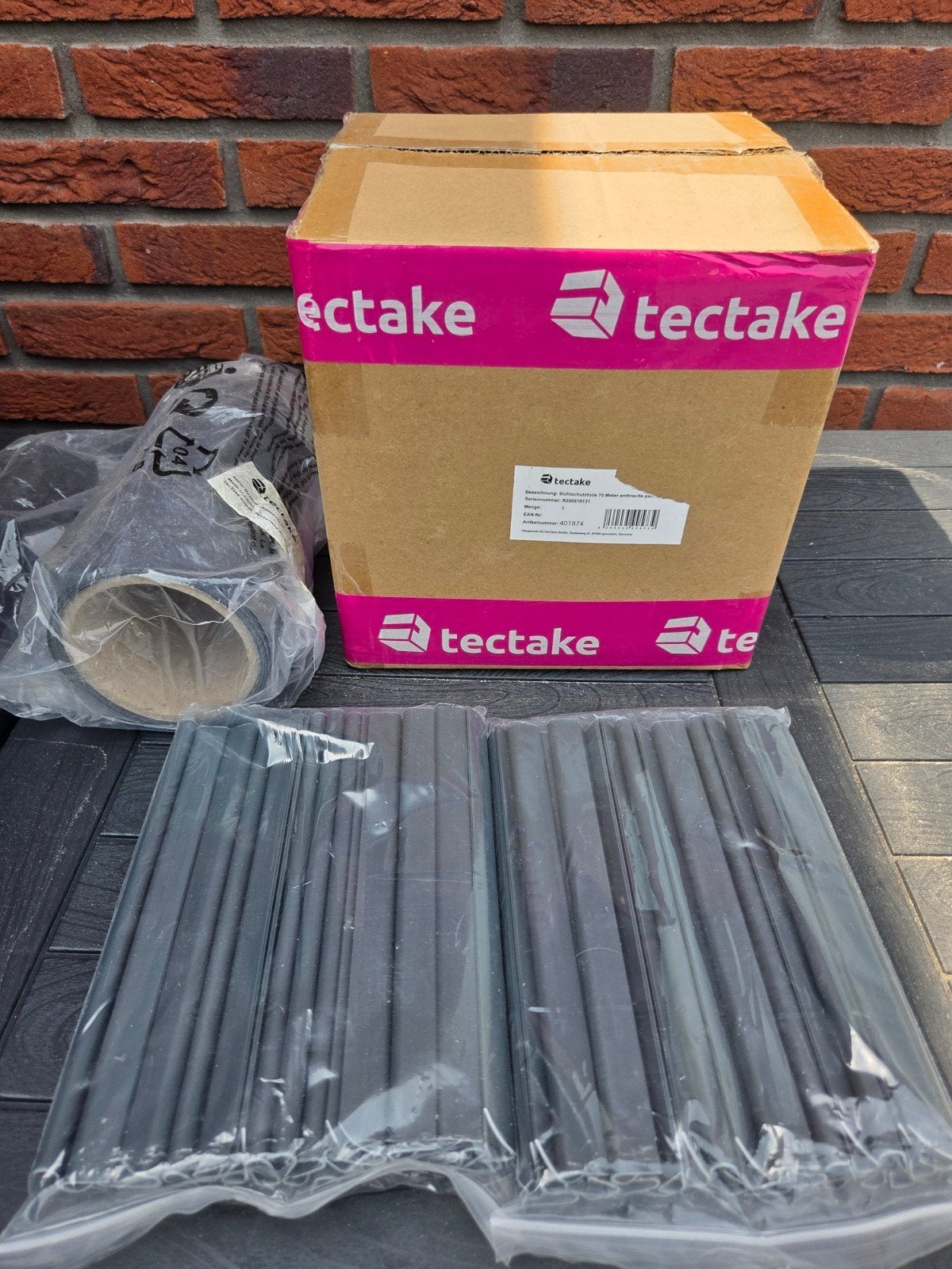 Doek/band voor hekwerk - Privacy en windbescherming, Ophalen, Nieuw, Kunststof, Overige typen