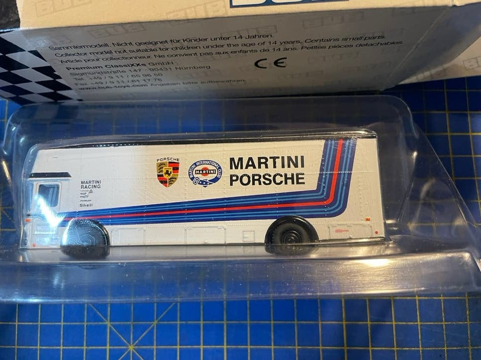 BUB Martini Porsche 1;87 HO nr.7153 Marklin Faller AMS, Hobby en Vrije tijd, Modeltreinen | H0, Overige merken, Gelijkstroom of Wisselstroom