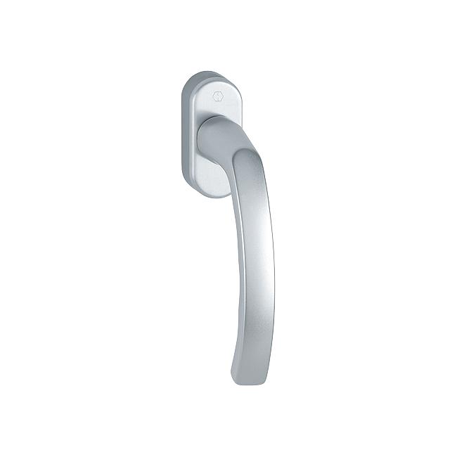 Liège HOPPE aluminium draai-/kiepraamgreep, Ophalen of Verzenden, Zo goed als nieuw, Overige materialen, Klink of Kruk