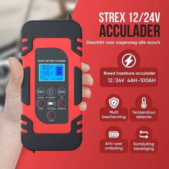 Acculader Reparatiemodus Druppellader Auto Motor Scooter etc, Auto diversen, Ophalen of Verzenden, Zo goed als nieuw