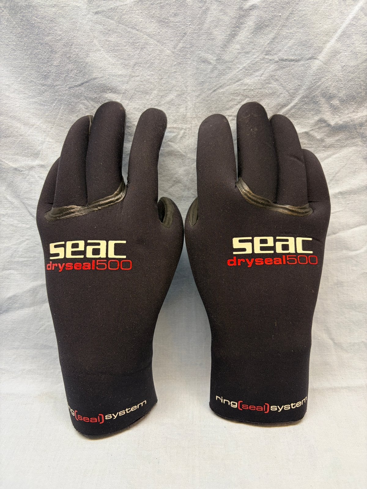 SEAC dryseal 500 duikhandchoenen, 5mm, maat S (nieuwstaat), Ophalen of Verzenden, Zo goed als nieuw, Duikpak