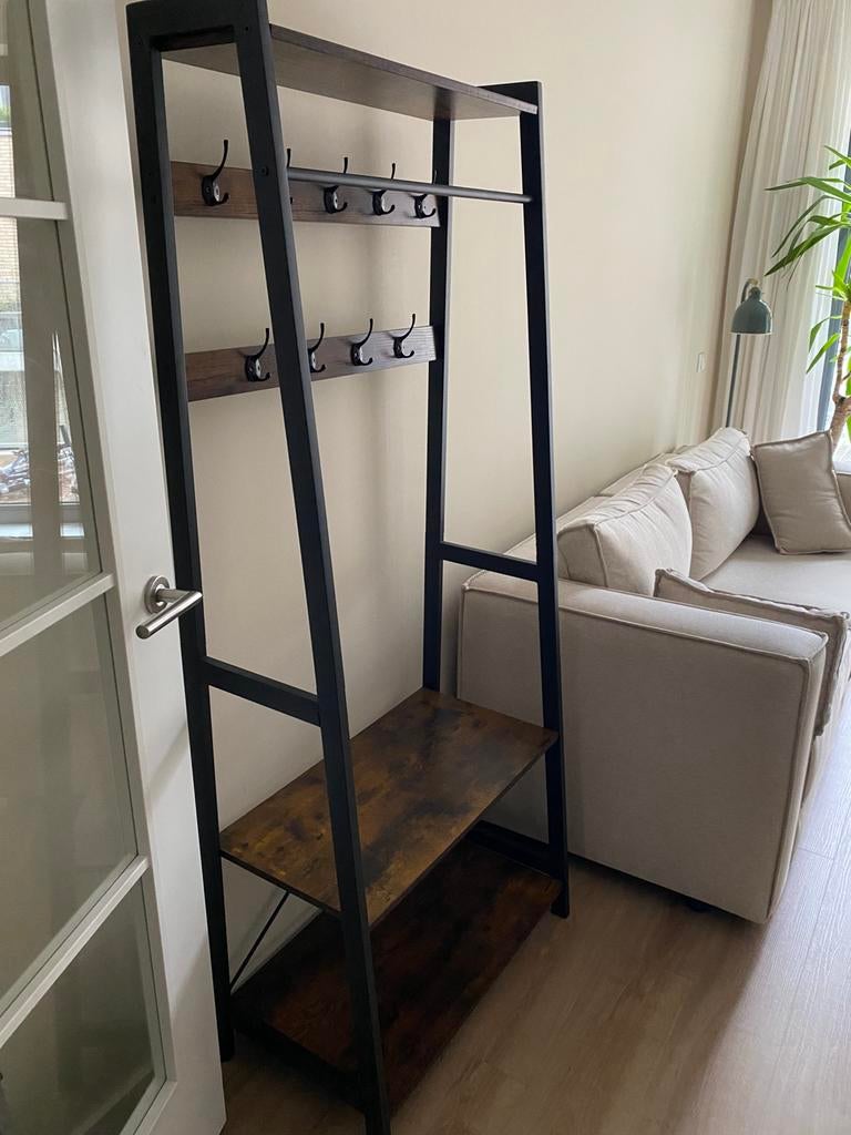 Coat rack, Huis en Inrichting, Ophalen of Verzenden, Zo goed als nieuw, Wandkapstok, Minder dan 100 cm