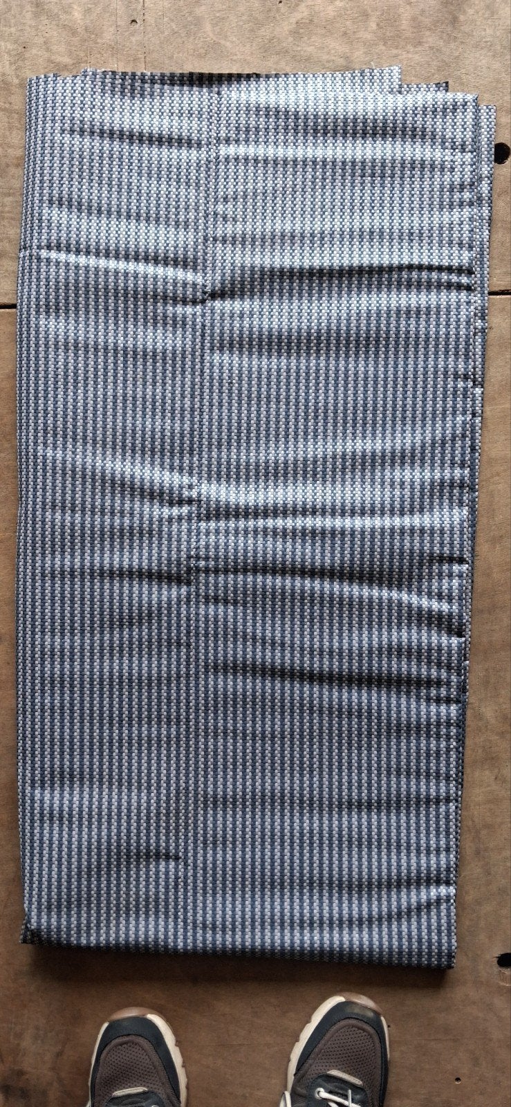 Grijs/blauw voortent tapijt 250 - 190, Ophalen, Zo goed als nieuw