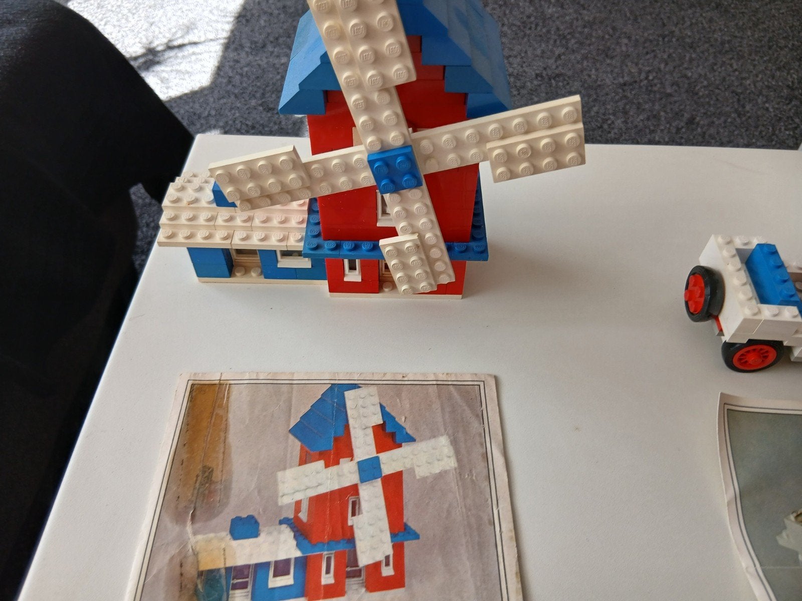 lego jaren 60       molen,auto, Gebruikt, Lego, Compleet, Ophalen of Verzenden