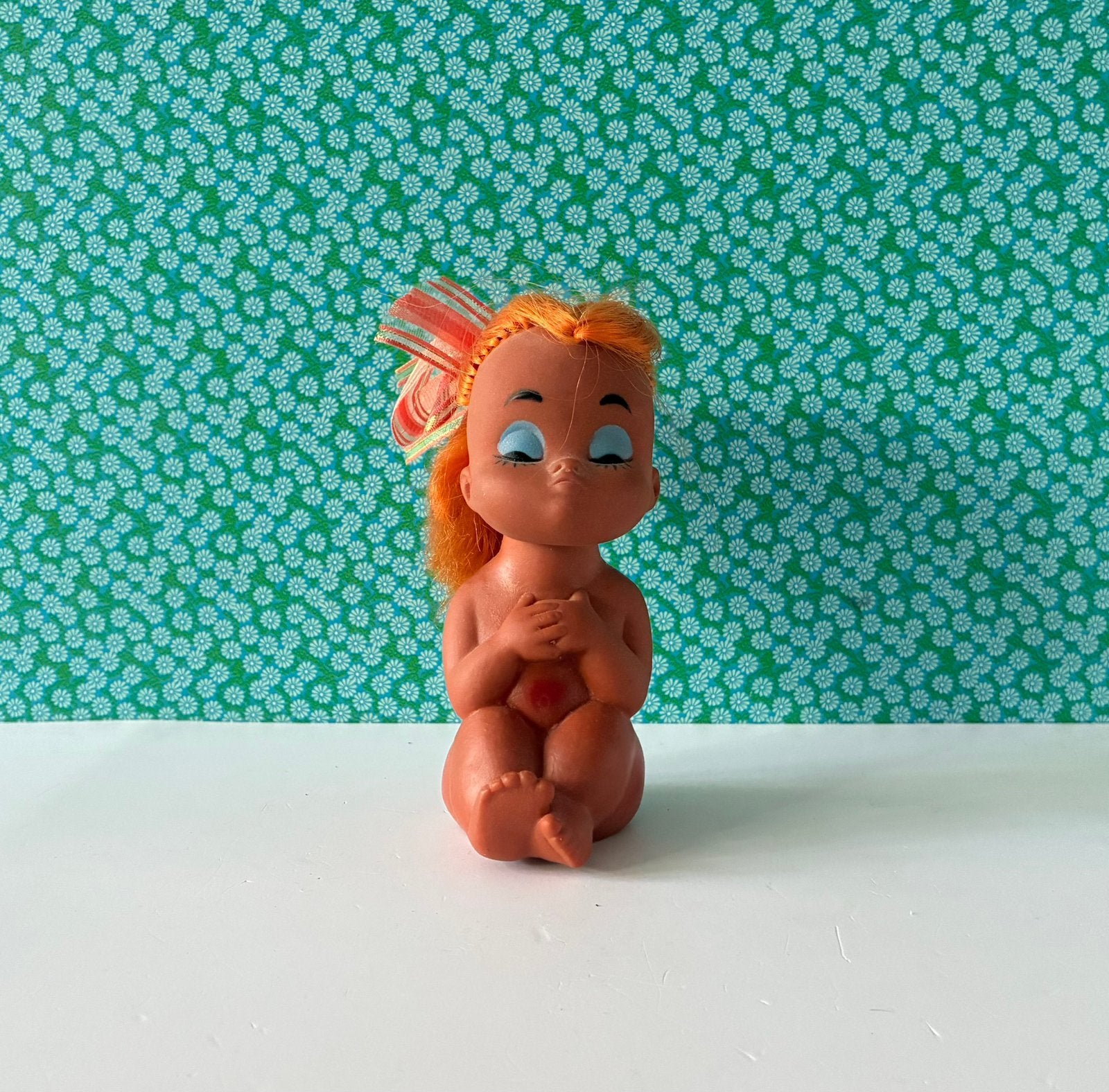 Vintage 70’s piep popje, Verzamelen, Gebruikt, Ophalen of Verzenden, Nvt, Pop