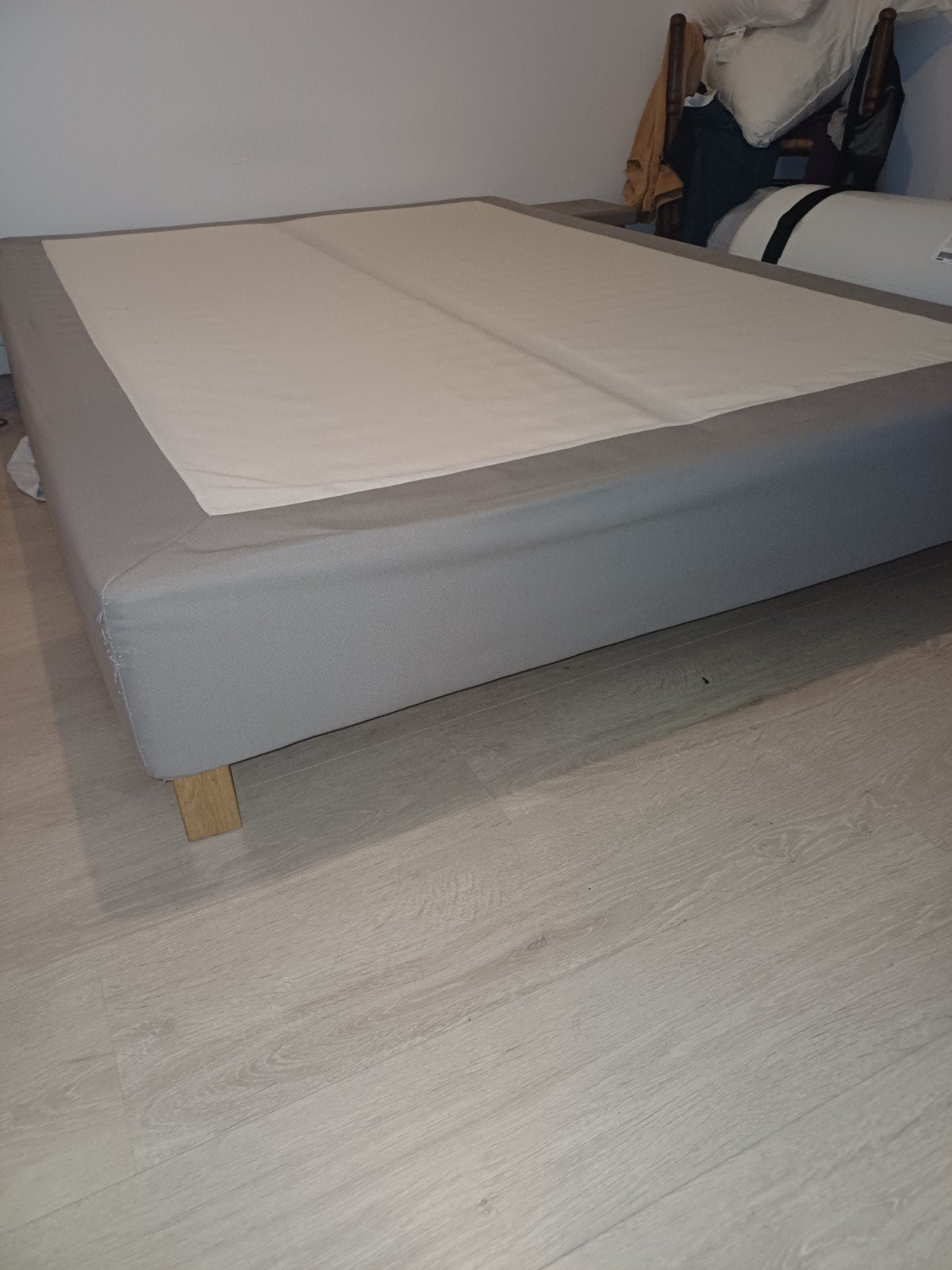 Bed 140x200cm. Ikea Espevar boxspring, Ophalen, Gebruikt, Tweepersoons, 140 cm