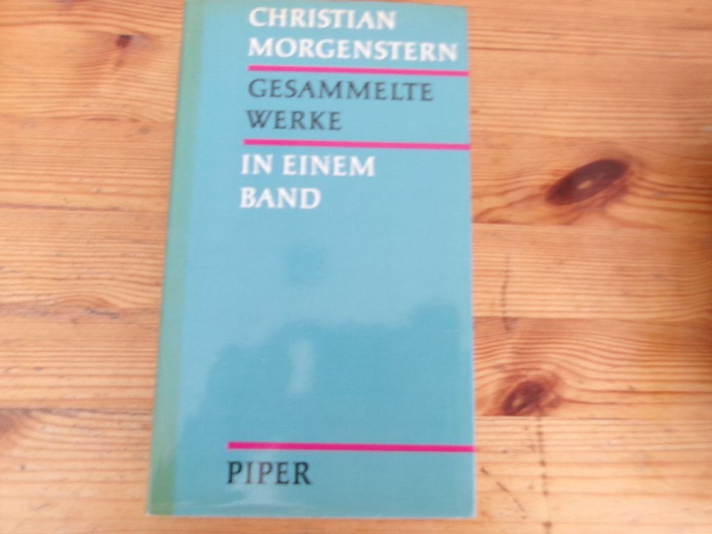 Christian morgenstern - gesammelte werke in einem band, Ophalen of Verzenden, Gelezen